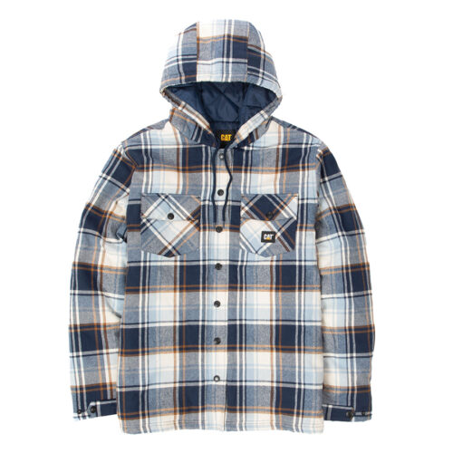 CAT Πουκάμισο εργασίας overshirt με επένδυση μπλε 3XL 1040045