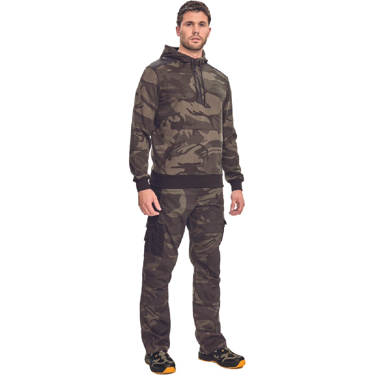 ΜΠΛΟΥΖΑ ΦΟΥΤΕΡ ΜΕ ΚΟΥΚΟΥΛΑ-HOODIE CRAMBE ΚΑΜΟΥΦΛΑΖ 65%poly-35%cott, 340 g/m² 3XL - Image 2