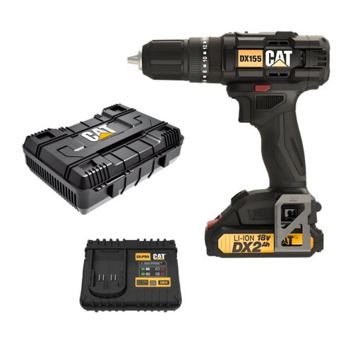 CAT Set Δράπανο κρουστικό Li-Ion 18V 1x2Ah DX155