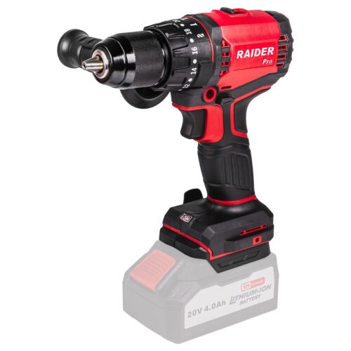 RAIDER R20 Solo Δραπανοκατσάβιδο κρουστικό μπαταρίας brushless 20V RDP-YBID20 030244
