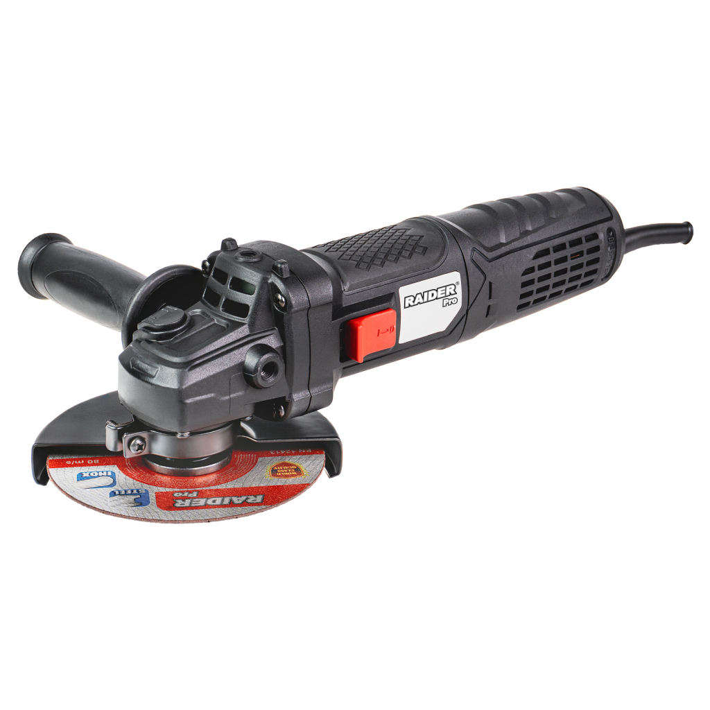 RAIDER Γωνιακός τροχός 125mm 1200W με ρύθμιση στροφών RDP-AG75 Black Edition 020307