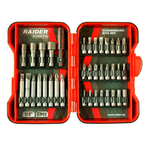 RAIDER Μύτες 1/4” σετ 37τεμ 157793