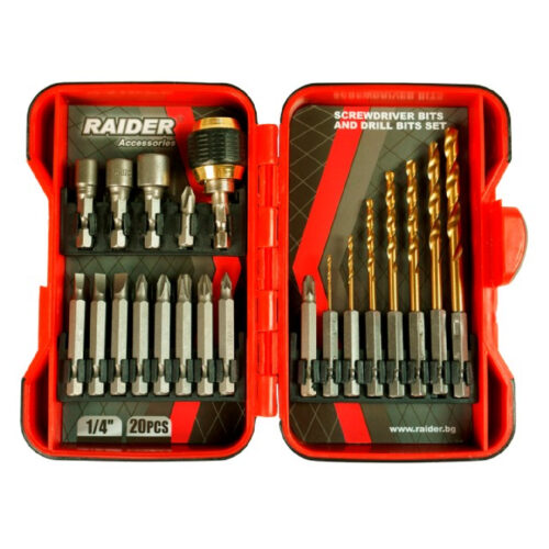 RAIDER Μύτες 1/4” σετ 20τεμ 157797