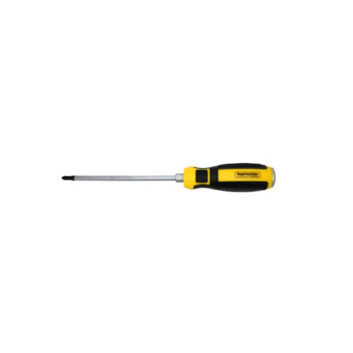 TOP MASTER Κατσαβίδι περαστά ίσιο Cr-V 6x125MM 221601