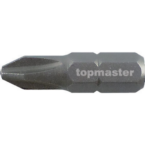 TOP MASTER Μύτη κατσαβιδιού με μέγεθος PH1 25mm συσκευασία 2τεμ. 338700