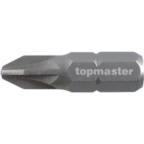 TOP MASTER Μύτη κατσαβιδιού με μέγεθος PZ3 25mm συσκευασία 2τεμ. 338706