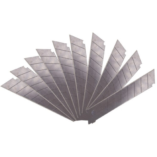TOP MASTER Λάμες φαλτσέτας μαύρες 18x100x0.5mm SK2 10τεμ 370302