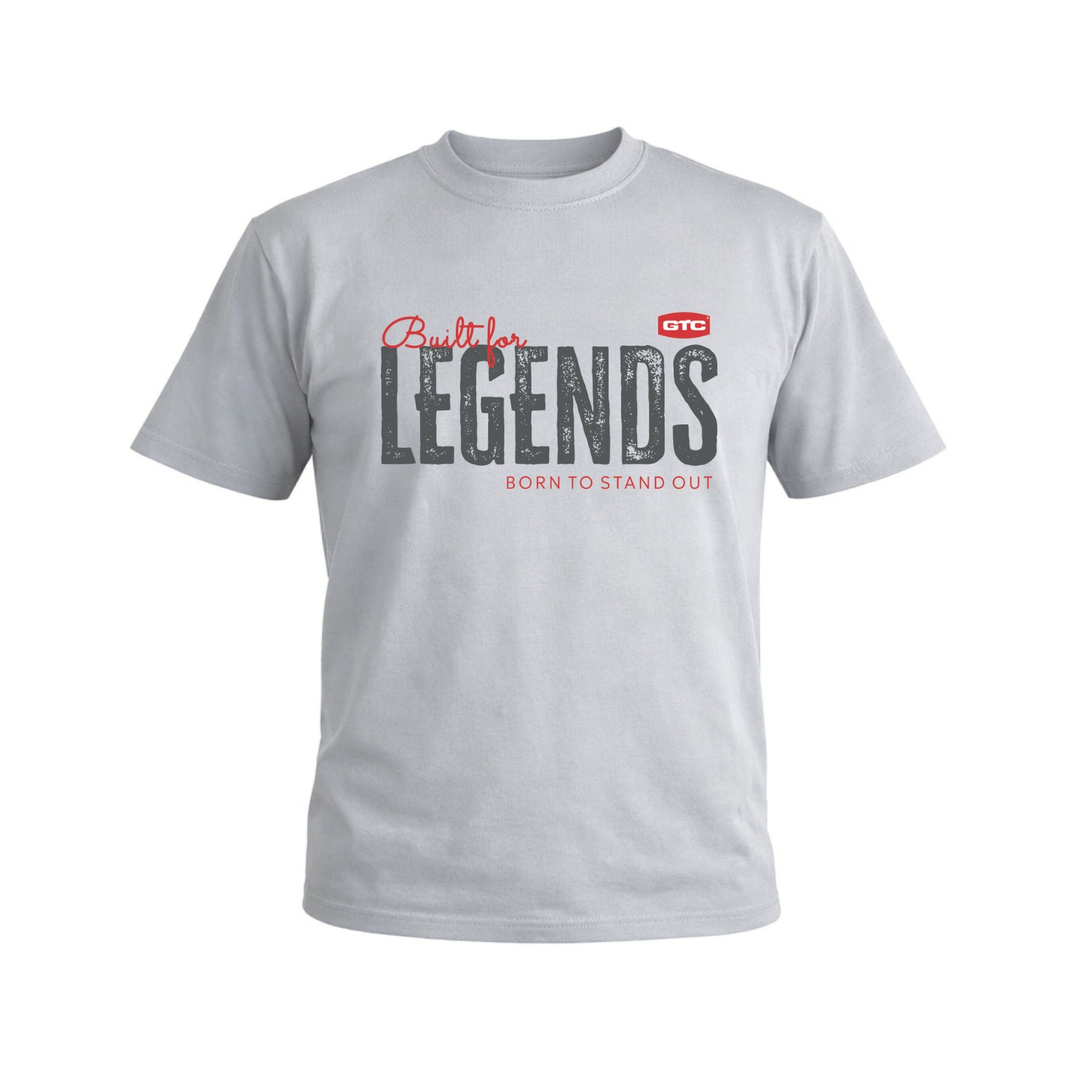 GTC Μπλουζάκι κοντομάνικο Legend γκρι L - Image 2