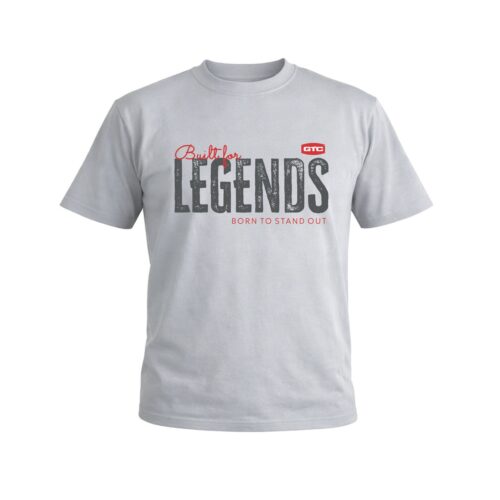 GTC Μπλουζάκι κοντομάνικο Legend γκρι 2XL